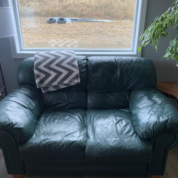 Photo of Sofa and loveseat with queen Ann chair 