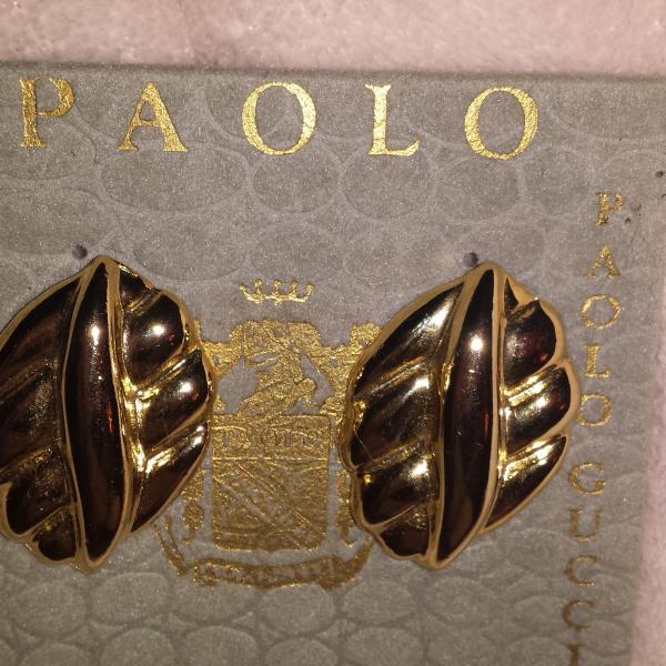 Photo of Paolo Gucci clip on earrings.