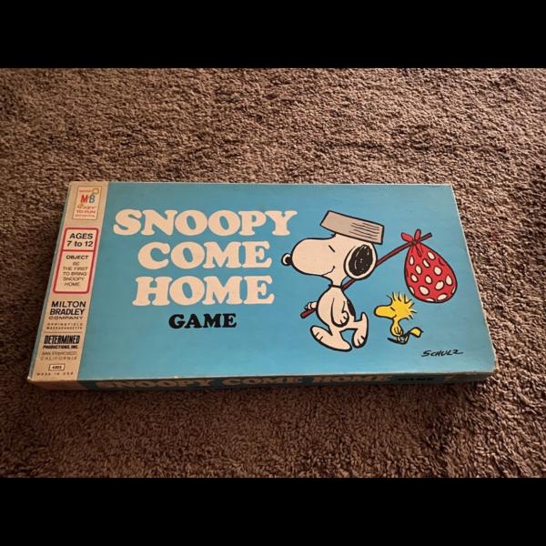 Photo of 1973 snoopy come home board 