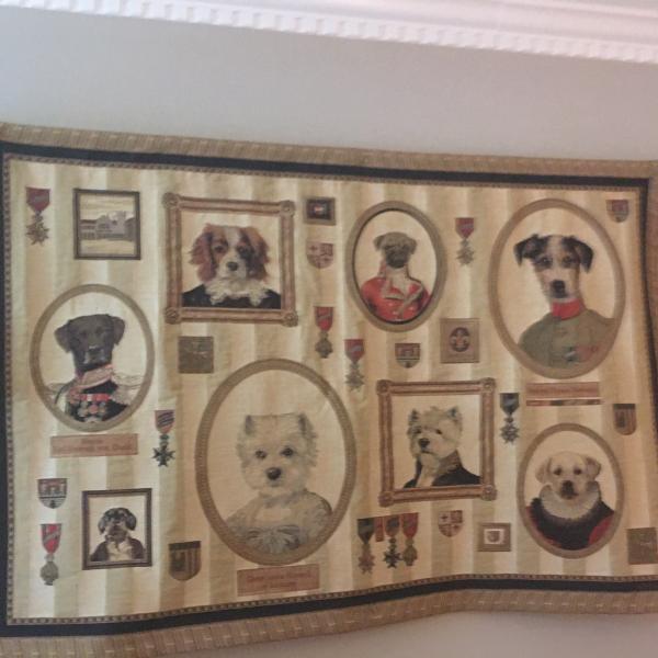 Photo of Dog tapestry called NOBLE D OGS