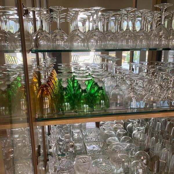 Photo of Crystal and glass stemware