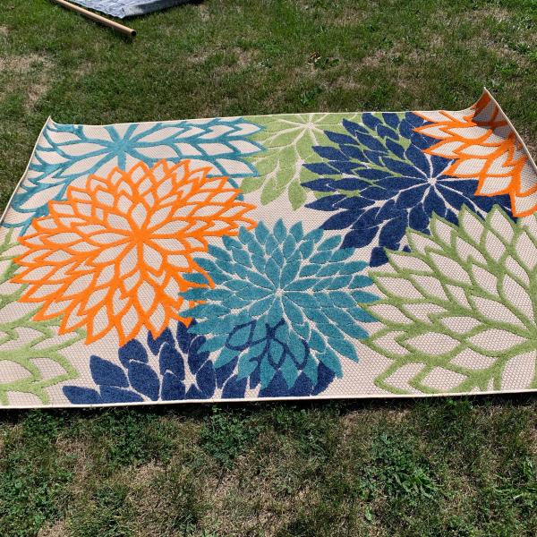 Photo of Broaous Floral Area Rug