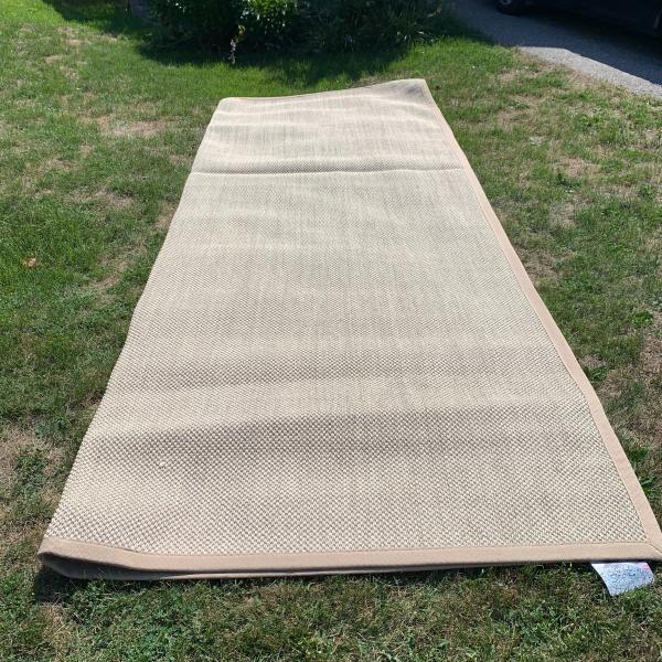 Photo of Natural Linen Rug 10 X 14
