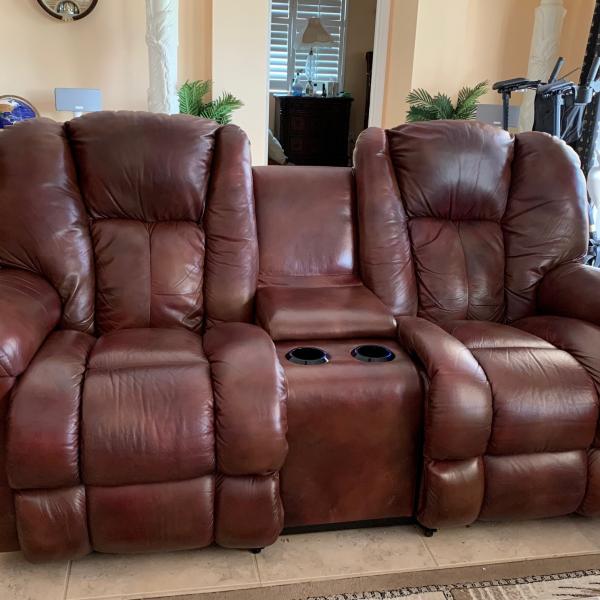 Photo of Lazy Boy Love seat 2 years old