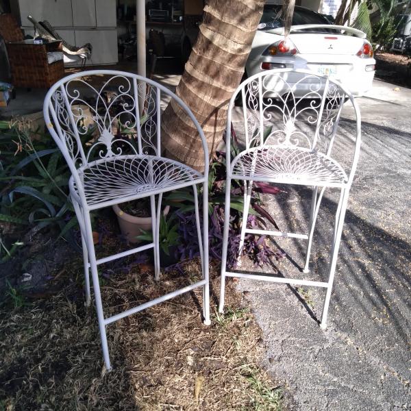 Photo of Metal bar chairs