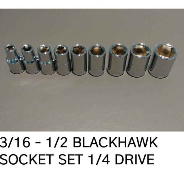 Photo of blackhawk sockets 1/4 drive
