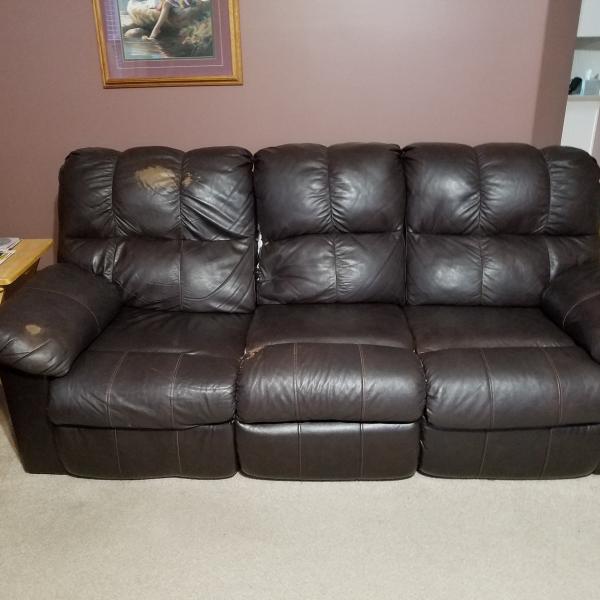 Photo of Used leather couch
