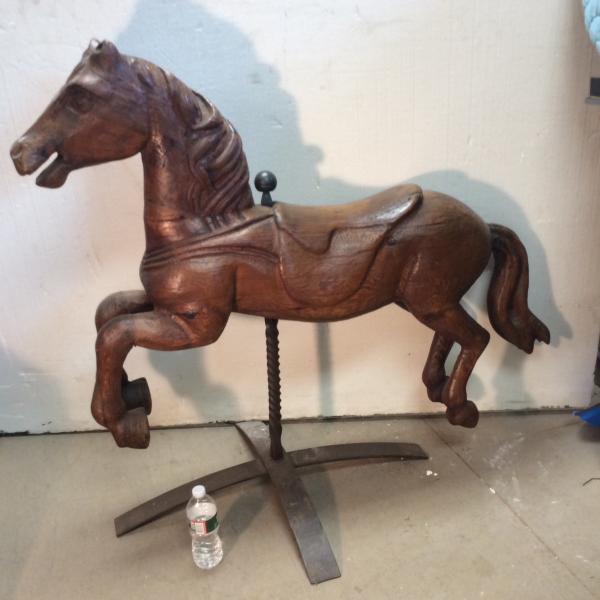 Photo of Antique wooden carousel Horse 