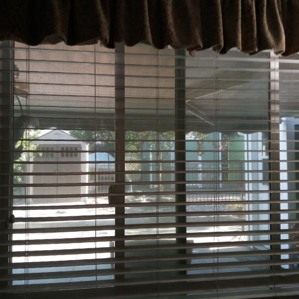 Photo of Nice Faux Wood Blinds. 