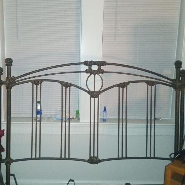 Photo of Queen Size Wrought Iron  Head Board & Foot Board