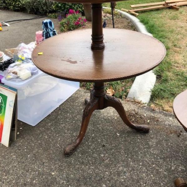 Photo of Antique 2 tier table