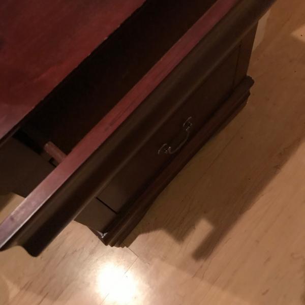 Photo of Two end tables with 3 drawers