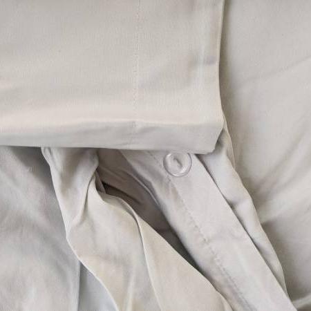 Photo of DUVET COVER-FULL/QUEEN, PASTEL BLUE-GRAY, NEW, w/2 Pillow Covers