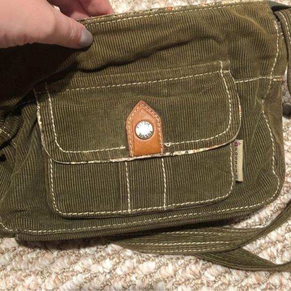 Photo of Fossil Corduroy Green Purse