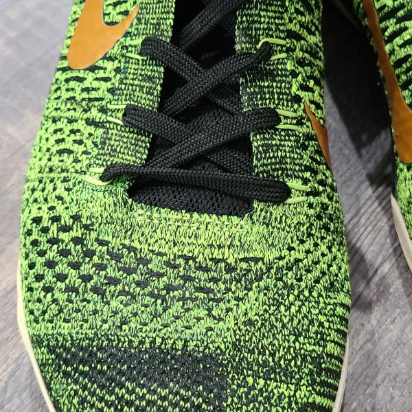Photo of Nike Kobe 9 IX Elite Flyknit Victory Sneakers Green Gold Men's Size 10 Shoes. 