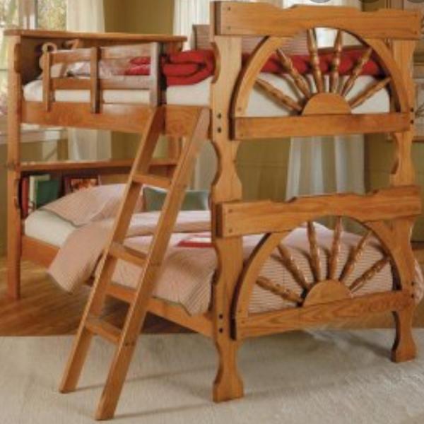 Photo of Wagon Wheel Bunk Beds