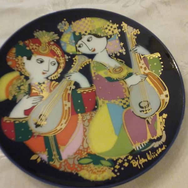 Photo of Three Rosenthal Art Bjorn Wiinblad Aladdin Plates