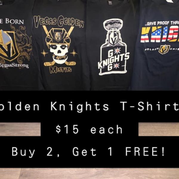 Photo of Vegas Golden Knights (VGK) T-Shirts