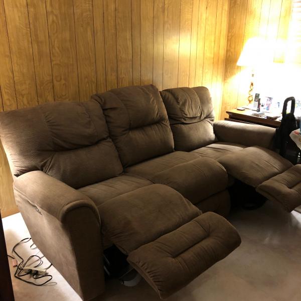 Photo of Double reclining couch