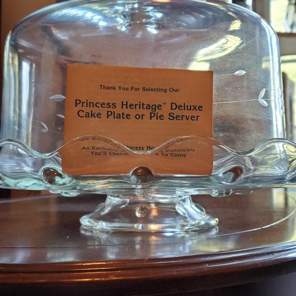 Photo of Princess House Deluxe Cake Plate or Pie Server