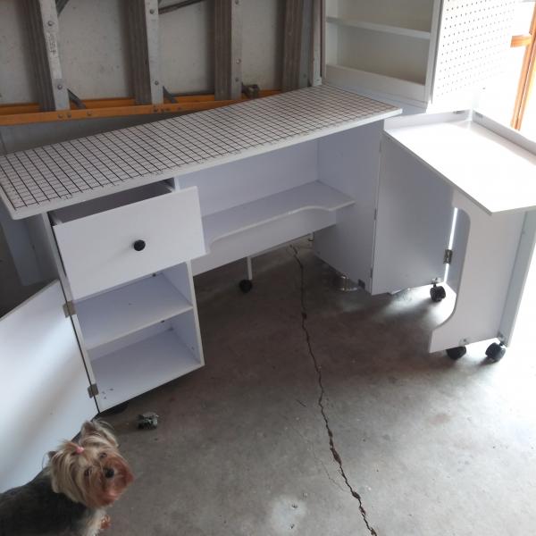 Photo of Sewing table. 