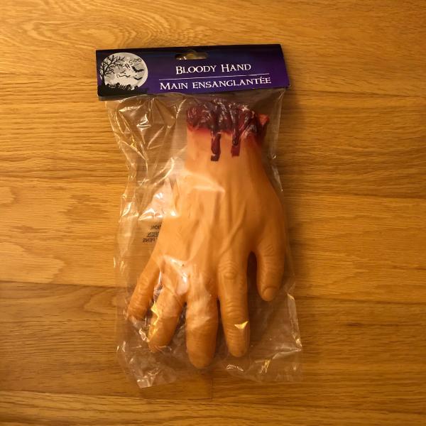 Photo of Halloween bloody hand
