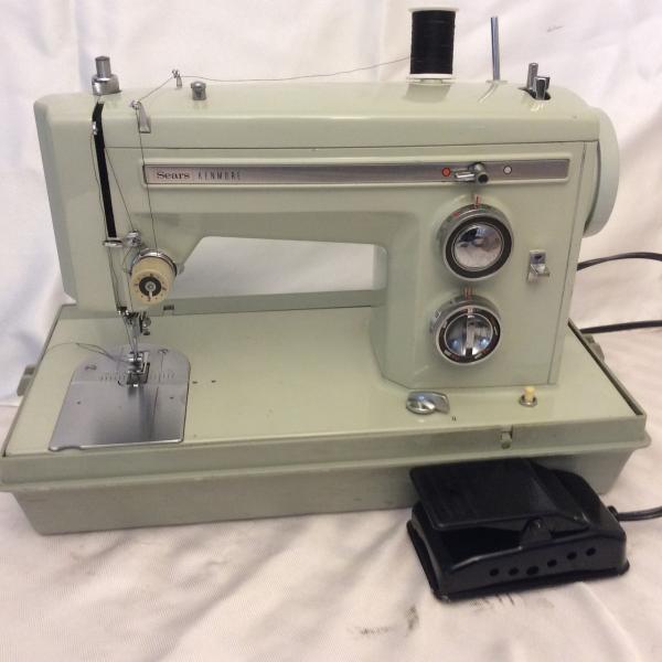 Photo of Sears Sewing Machine and Sewing Accessory Box