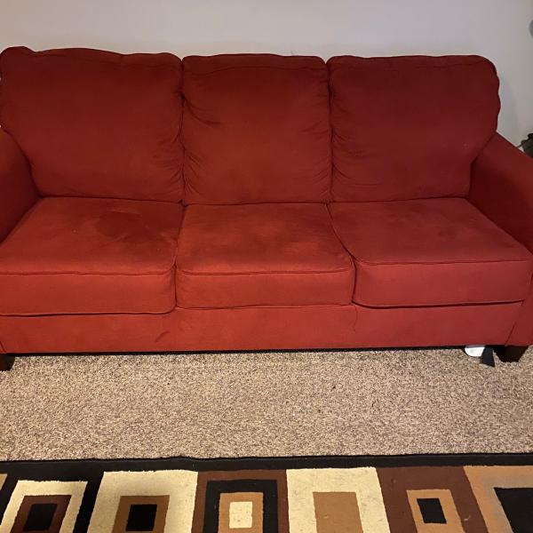 Photo of Red sofa bed