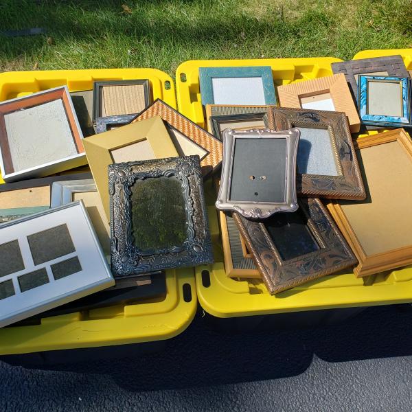 Photo of Over 70 Assorted Picture Frames