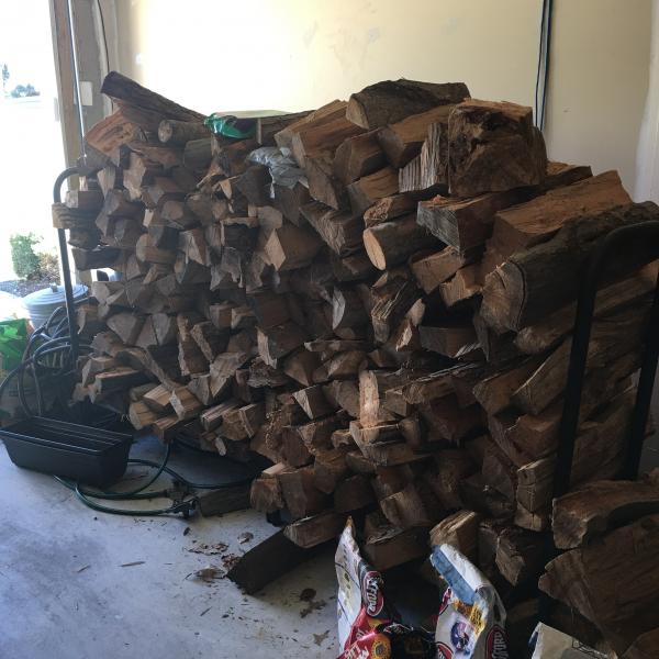 Photo of 1/2 Cord of Firewood and Stand