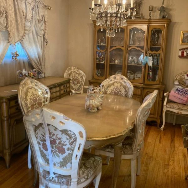 Photo of 1959 French Provincial Dining Room Set