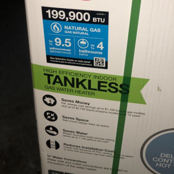 Photo of Tankless Water Heater 