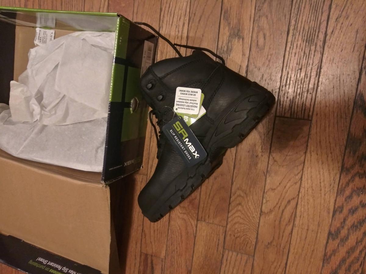 MENS BLK OSHA CERT WORK BOOTS snaplist