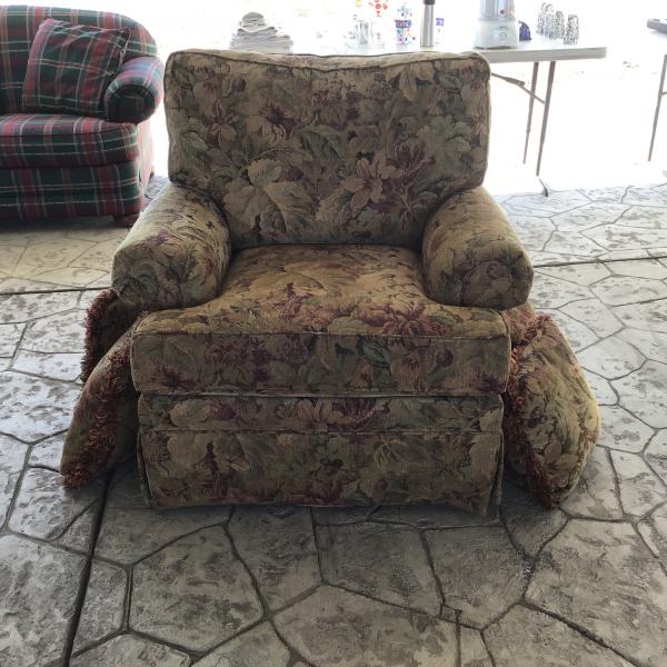 Photo of Upholstered oversized chair
