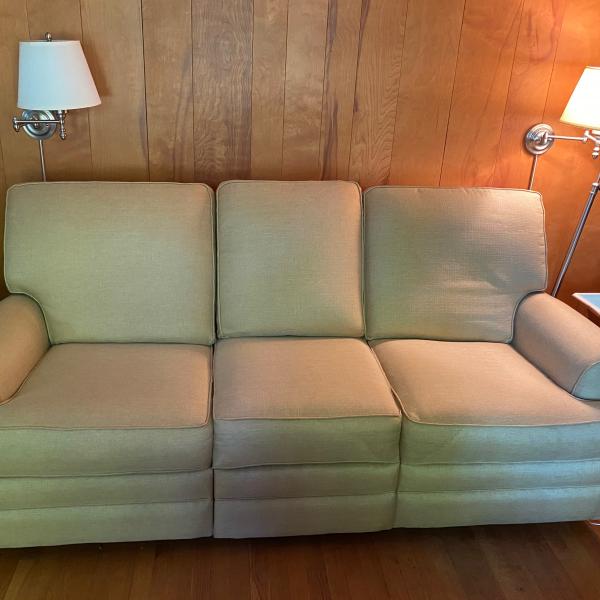 Photo of Like New KLAM Electric Recliner Couch 86”
