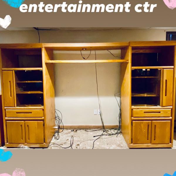 Photo of 3 piece entertainment center 