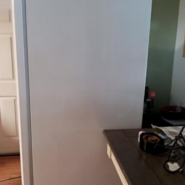 Photo of Side by side refrigerator - in good working order. Water/ice maker