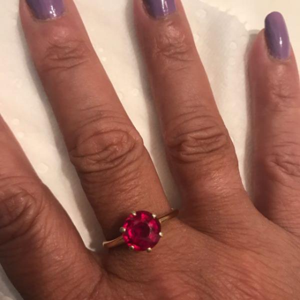 Photo of Beautiful 14k ruby ring