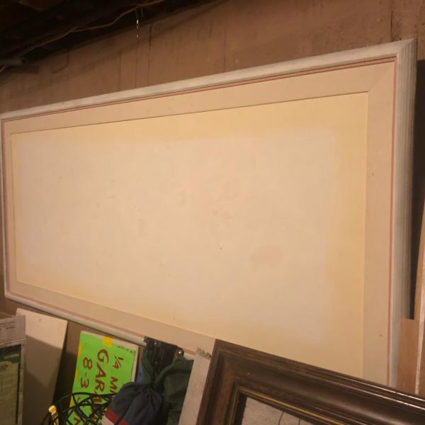 Photo of Large canvas w/wood frame jesso coated 