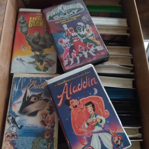 Photo of Disney VCR Tapes