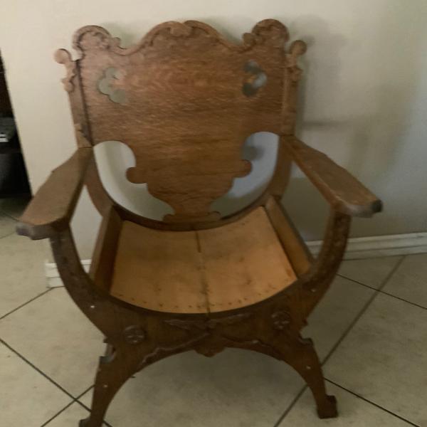 Photo of Old Oak Chair