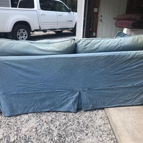 Photo of Oversized couch (deep)  $75 / OBO