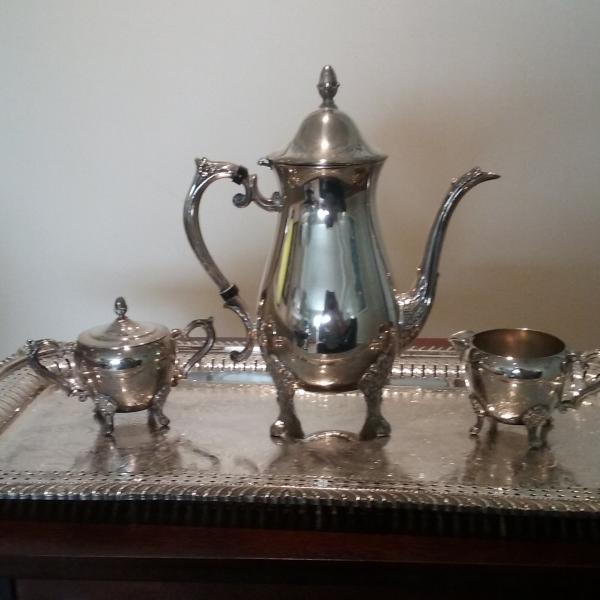 Photo of F.B. Rodgers Silver-plated, footed tea set