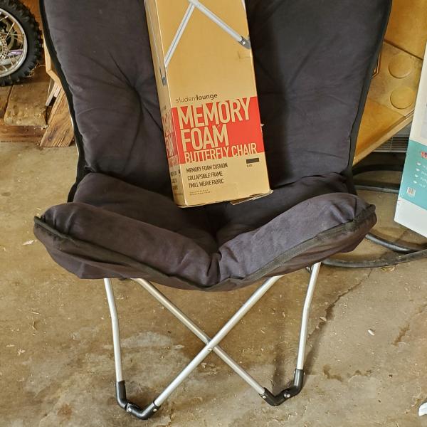Photo of Memory foam fold out chair