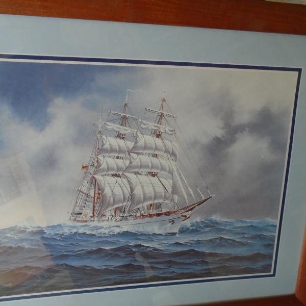 Photo of Framed print of a tall ship
