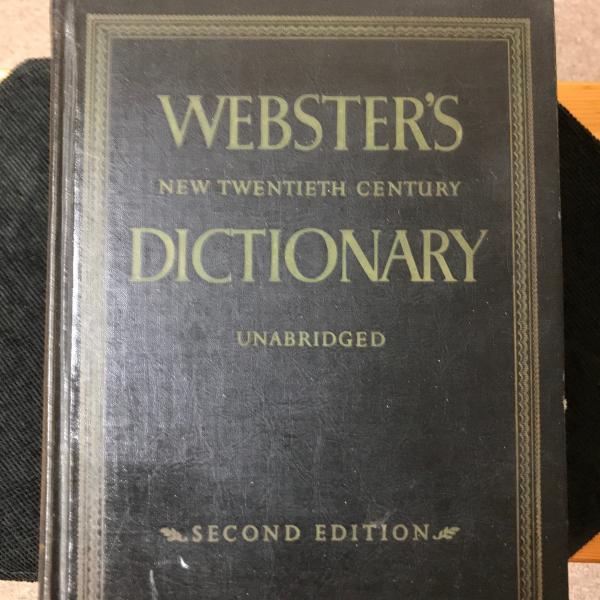 Photo of Webster Dictionary 