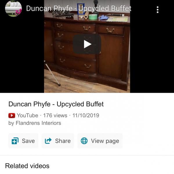 Photo of Duncan Phyfe sideboard