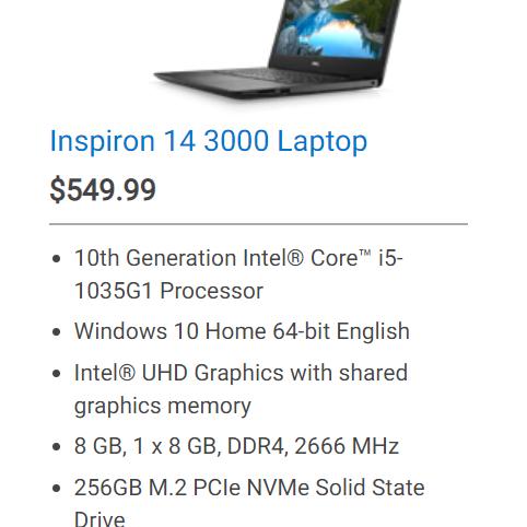 Photo of New Laptops Selling (Inspiron 14 3000 Laptop)