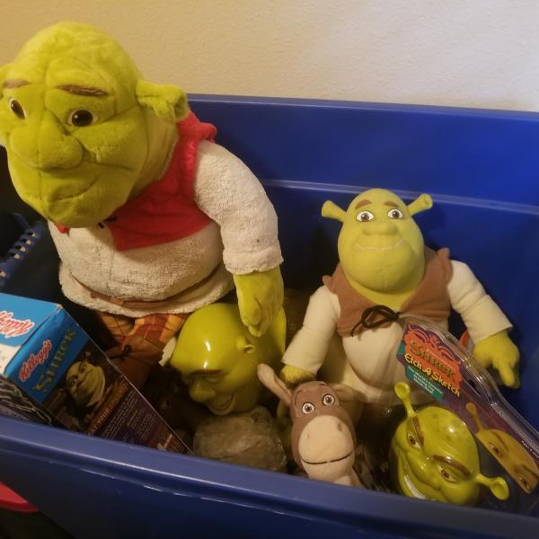 Photo of shrek collectables donkey puss in boots