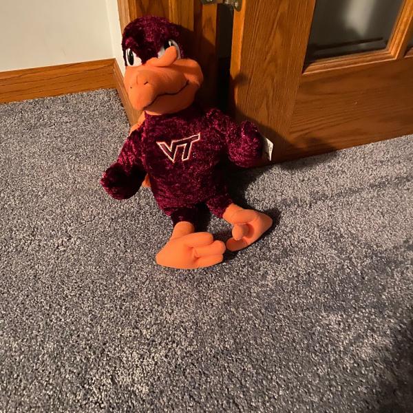 Photo of Virginia Tech Stuffed stuffed Hokies mascot 